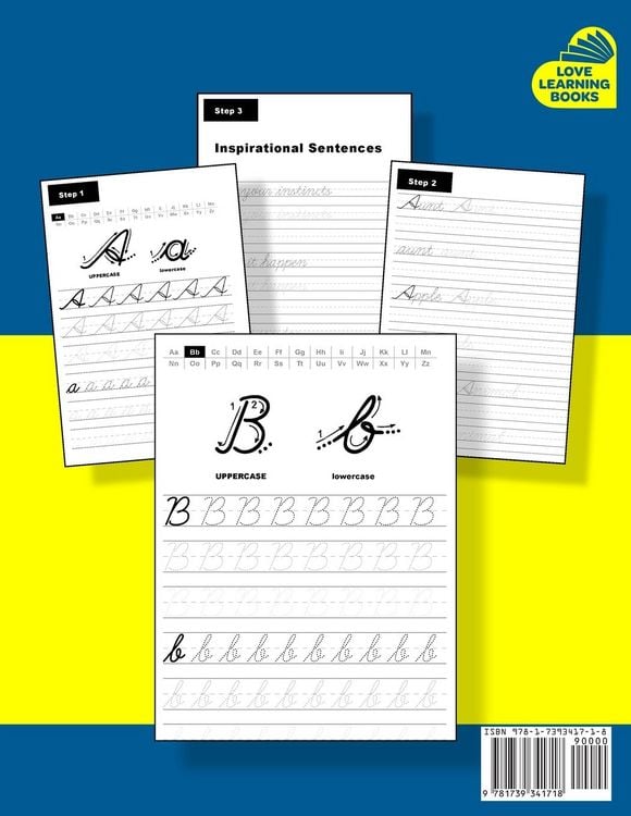 Produktbild: Cursive Handwriting Workbook for Teens