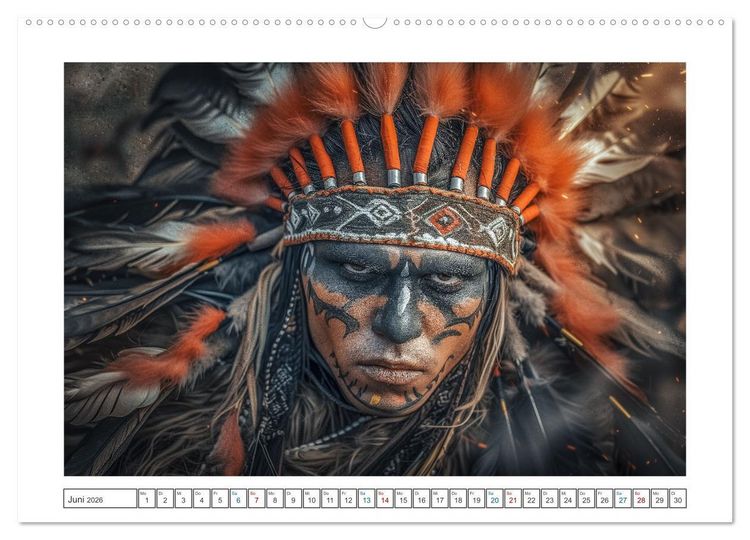 Produktbild: Indian Spirits (Wandkalender 2026 DIN A2 quer), CALVENDO Monatskalender