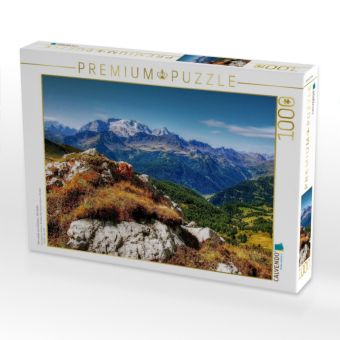 Produktbild: CALVENDO Puzzle Marmolada vom Settsass - Alta Badia | 1000 Teile Lege-Gr&ouml;&szlig;e 64x48cm Foto-Puzzle f&uuml;r gl&uuml;ckliche Stunden
