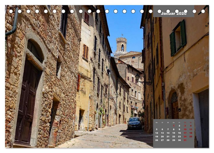 Produktbild: Toskana - eine der sch&ouml;nsten Regionen Italiens (Tischkalender 2026 DIN A5 quer), CALVENDO Monatskalender