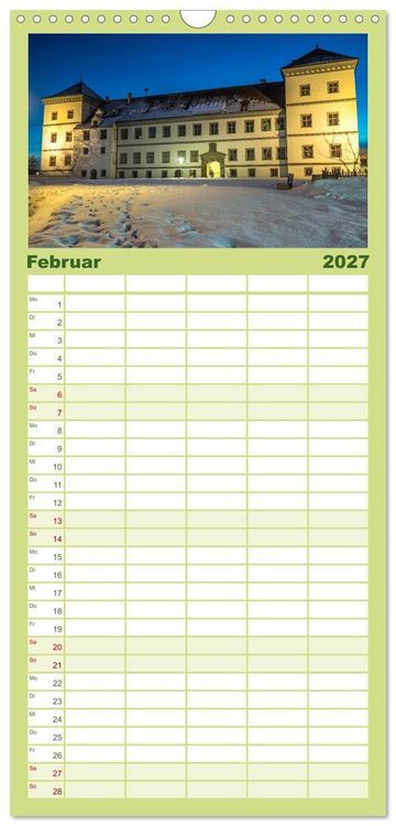 Produktbild: Familienplaner 2027 - Sch&ouml;nes Me&szlig;kirch mit 5 Spalten (Wandkalender, 21 x 45 cm) CALVENDO