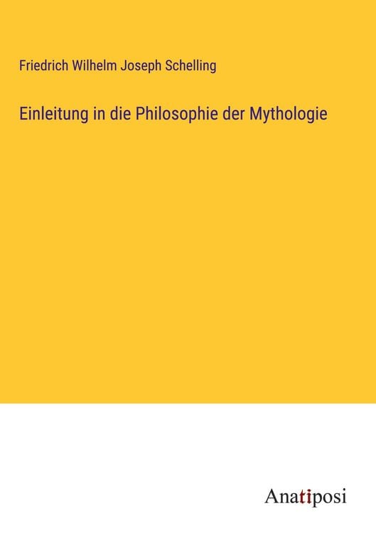 Produktbild: Einleitung in die Philosophie der Mythologie