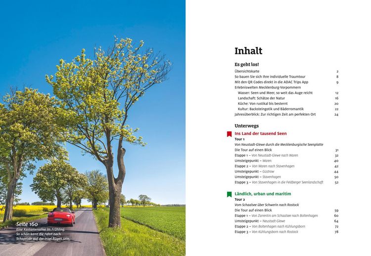 Produktbild: ADAC Roadtrips Mecklenburg-Vorpommern mit Ostseek&uuml;ste