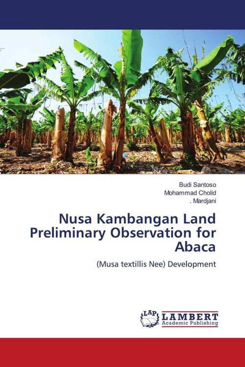Produktbild: Nusa Kambangan Land Preliminary Observation for Abaca