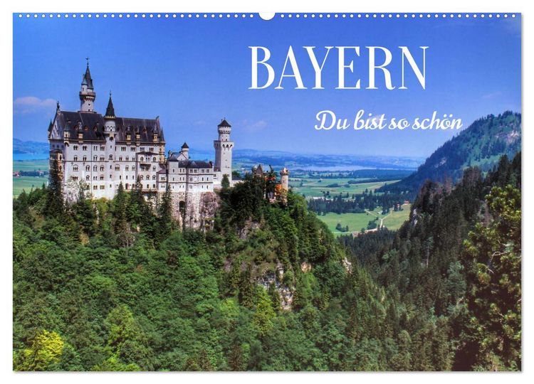Produktbild: BAYERN, Du bist so sch&ouml;n (Wandkalender 2026 DIN A2 quer), CALVENDO Monatskalender