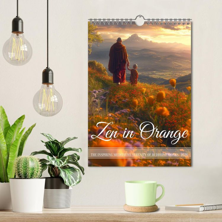 Produktbild: Zen in Orange (Wall Calendar 2026 DIN A4 portrait), CALVENDO 12 Month Wall Calendar
