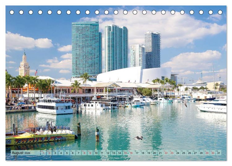 Produktbild: GEOclick calendar: Florida (Tischkalender 2026 DIN A5 quer), CALVENDO Monatskalender