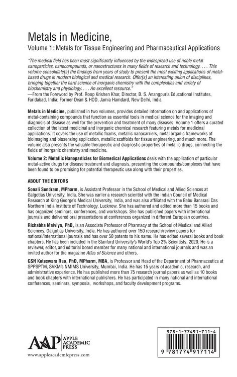 Produktbild: Metals in Medicine