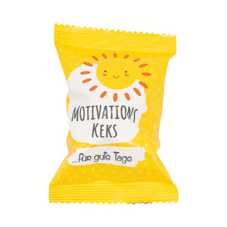Produktbild: Gl&uuml;ckskeks. Motivationsgl&uuml;ckskekse gelb 6g