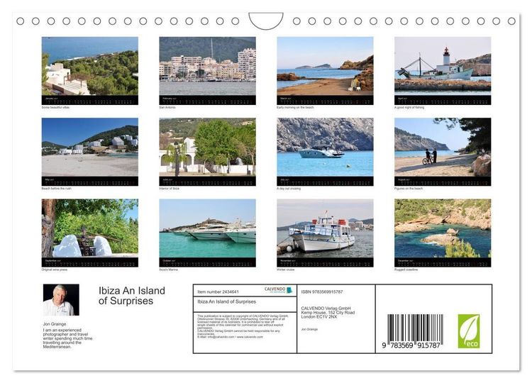 Produktbild: Ibiza An Island of Surprises (Wall Calendar 2027 DIN A4 landscape), CALVENDO 12 Month Wall Calendar
