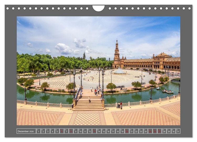 Produktbild: Ein Herz f&uuml;r Sevilla (Wandkalender 2026 DIN A4 quer), CALVENDO Monatskalender