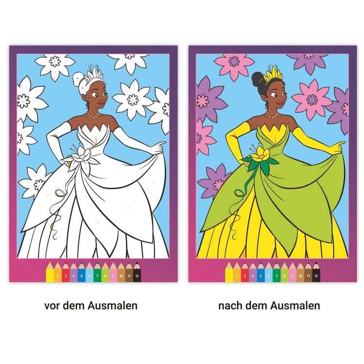 Produktbild: CreArt Malen nach Zahlen ab 5 Disney Prinzessinnen - Starke M&auml;dchen