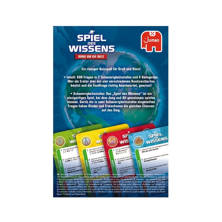 Produktbild: Spiel des Wissens - Rund um die Welt Kartenspiel