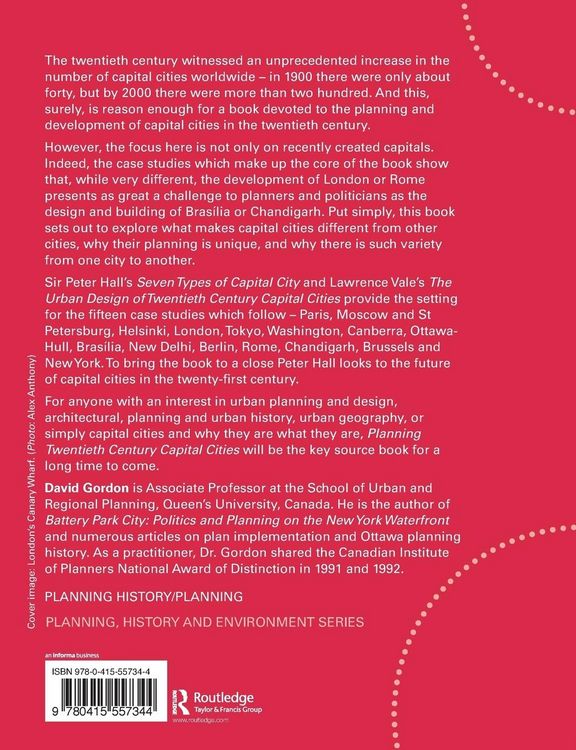 Produktbild: Planning Twentieth Century Capital Cities
