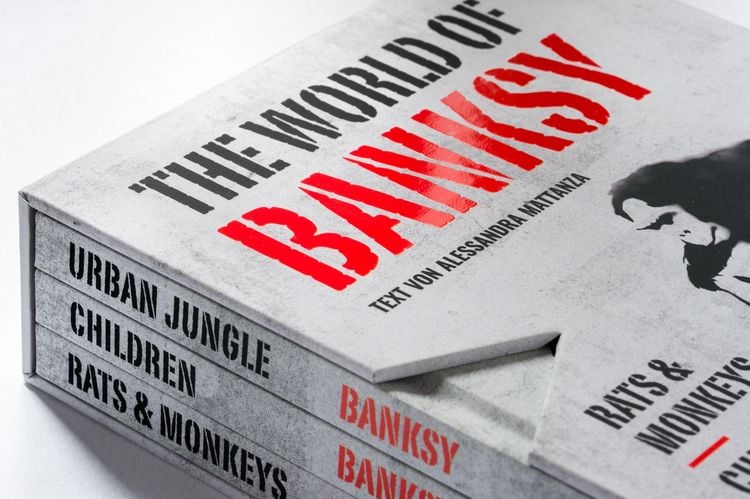 Produktbild: The World of Banksy. Alles was du von Banksy kennen musst in 3 B&auml;nden im Schuber