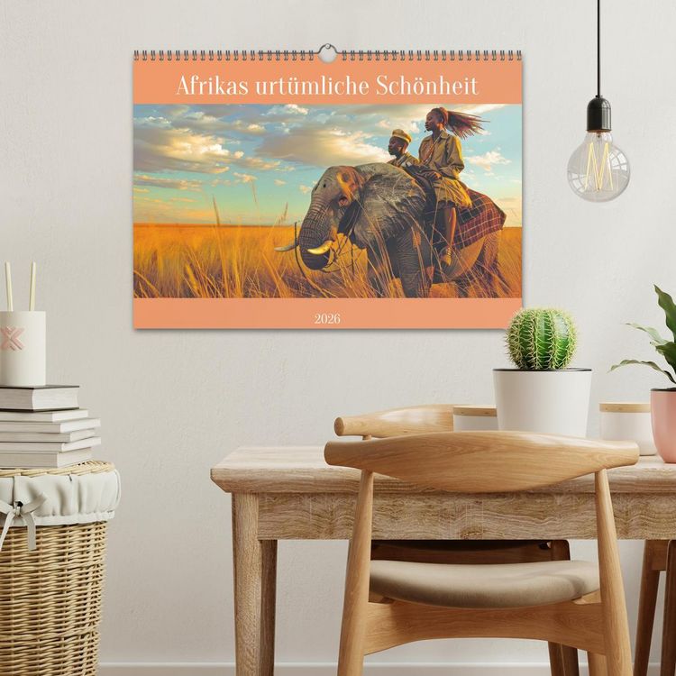 Produktbild: Afrikas urt&uuml;mliche Sch&ouml;nheit (Wandkalender 2026 DIN A3 quer), CALVENDO Monatskalender