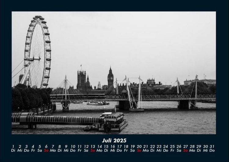 Produktbild: London 2025 Fotokalender DIN A4