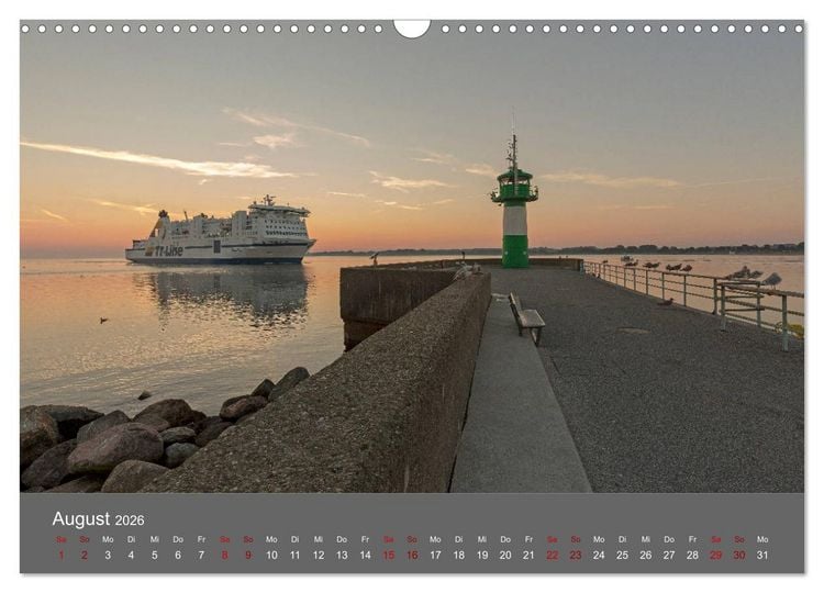 Produktbild: L&uuml;becker Bucht - Travem&uuml;nde - Niendorf - Timmendorf (Wandkalender 2026 DIN A3 quer), CALVENDO Monatskalender