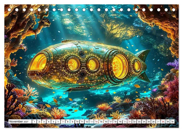 Produktbild: Rollende Traumwelten (Tischkalender 2027 DIN A5 quer), CALVENDO Monatskalender