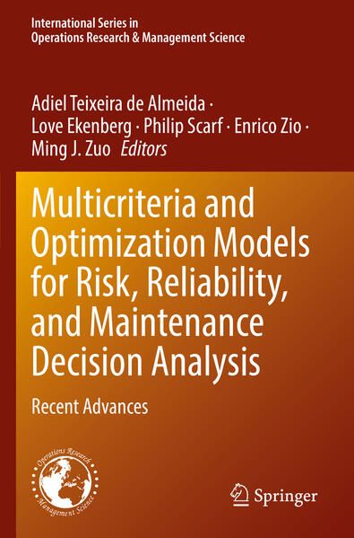 Produktbild: Multicriteria and Optimization Models for Risk, Reliability, and Maintenance Decision Analysis