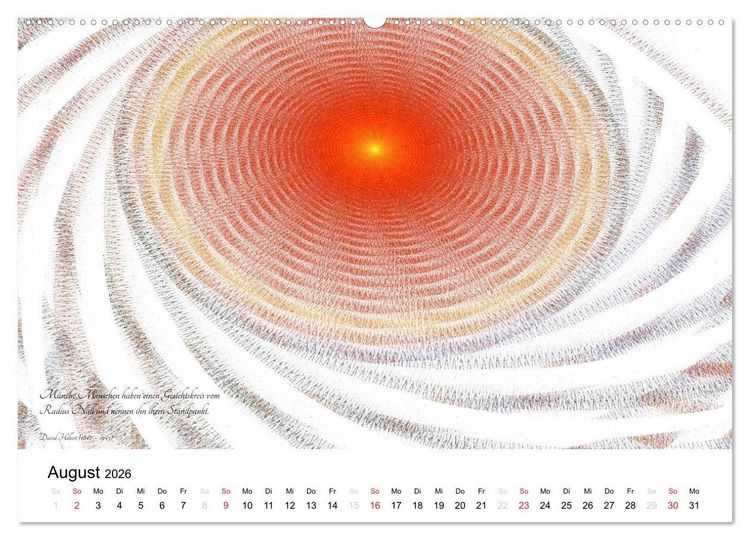 Produktbild: Mathematik - Grafiken und Zitate 2026 (Wandkalender 2026 DIN A2 quer), CALVENDO Monatskalender