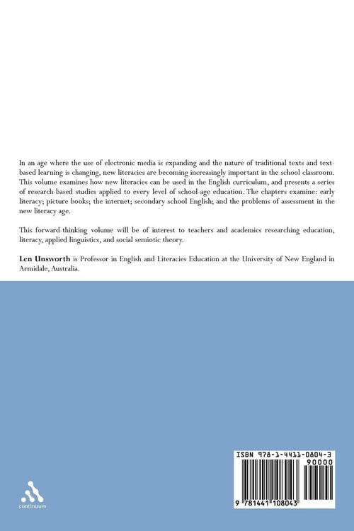 Produktbild: New Literacies and the English Curriculum