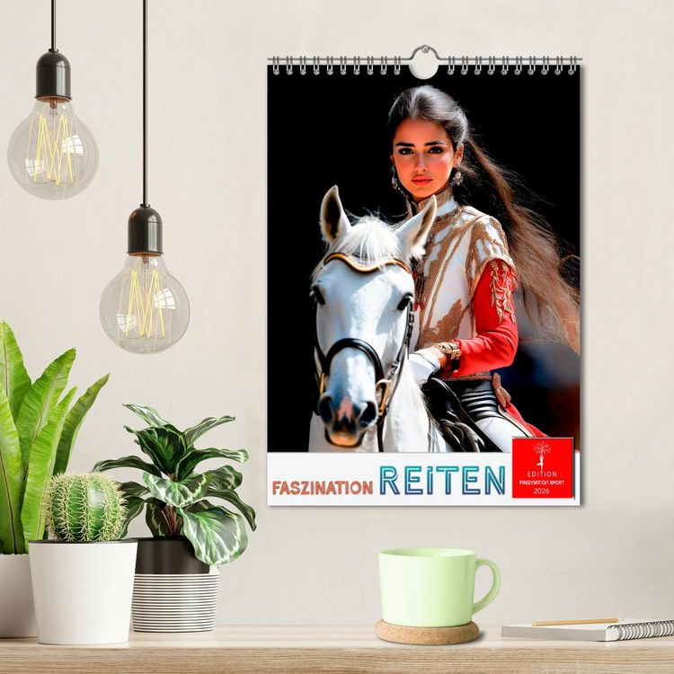 Produktbild: Faszination Reiten (Wandkalender 2026 DIN A4 hoch), CALVENDO Monatskalender