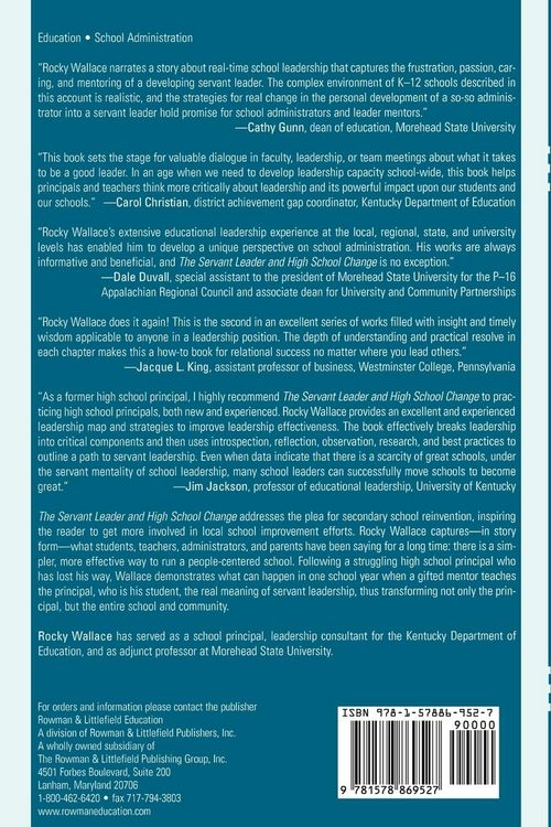 Produktbild: Servant Leader and High School Change