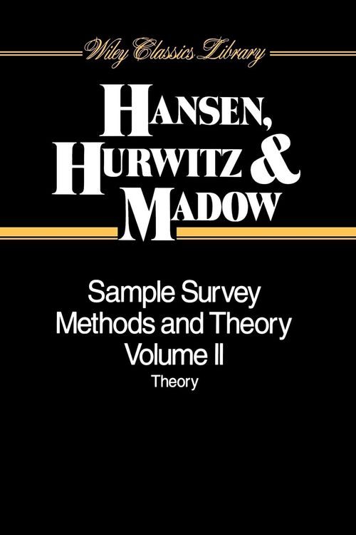 Produktbild: Sample Survey Methods and Theory, Volume 2