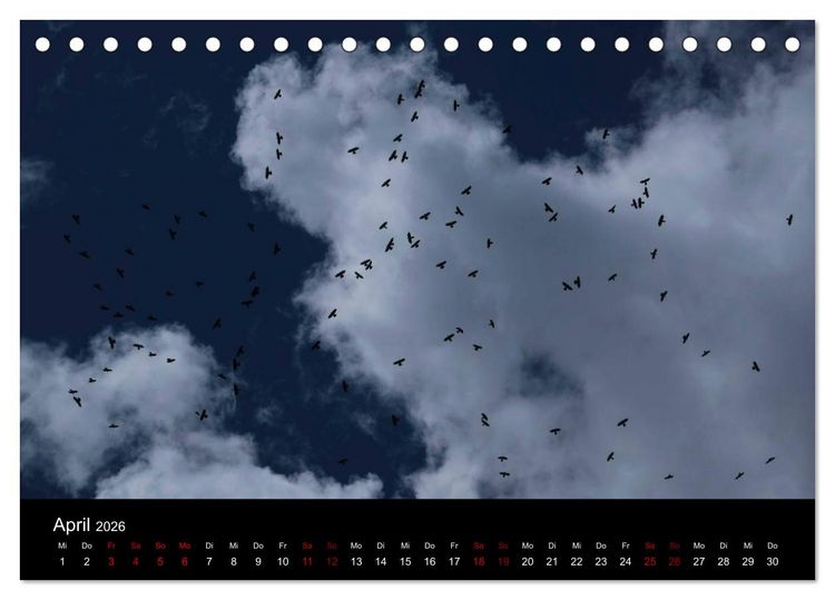 Produktbild: Wolken. (Tischkalender 2026 DIN A5 quer), CALVENDO Monatskalender