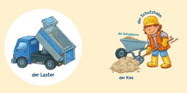 Produktbild: Baby Pixi (unkaputtbar) 101: HABA Meine ersten Wörter: Baustelle