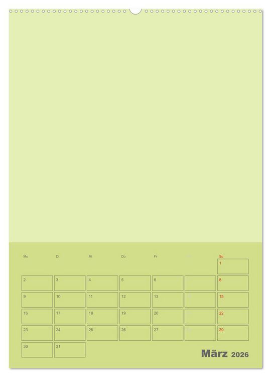 Produktbild: Bastel Terminkalender (Wandkalender 2026 DIN A2 hoch), CALVENDO Monatskalender