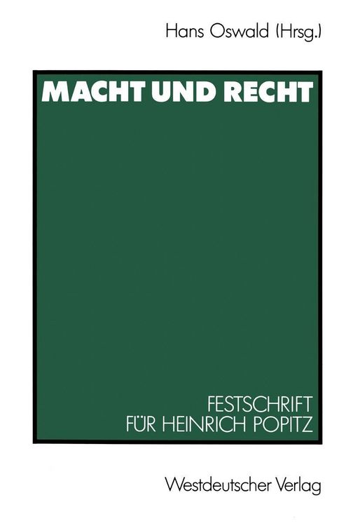 Produktbild: Macht und Recht