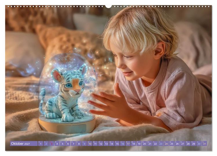 Produktbild: Faszination Licht - Durch Kinderaugen gesehen (Wandkalender 2027 DIN A2 quer), CALVENDO Monatskalender