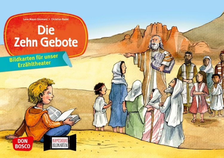 Produktbild: Die Zehn Gebote. Kamishibai Bildkartenset.