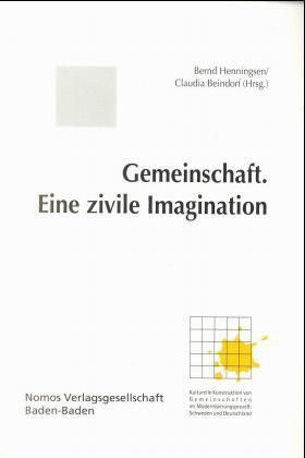 Produktbild: Gemeinschaft. Eine zivile Imagination