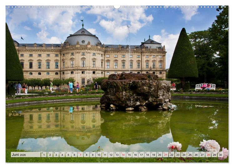 Produktbild: W&Uuml;RZBURG - ALTSTADT IMPRESSIONEN (hochwertiger Premium Wandkalender 2026 DIN A2 quer), Kunstdruck in Hochglanz