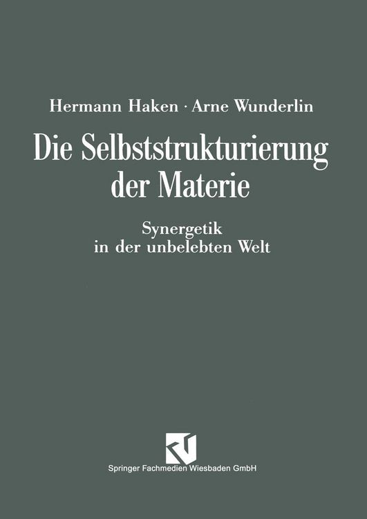 Produktbild: Die Selbststrukturierung der Materie