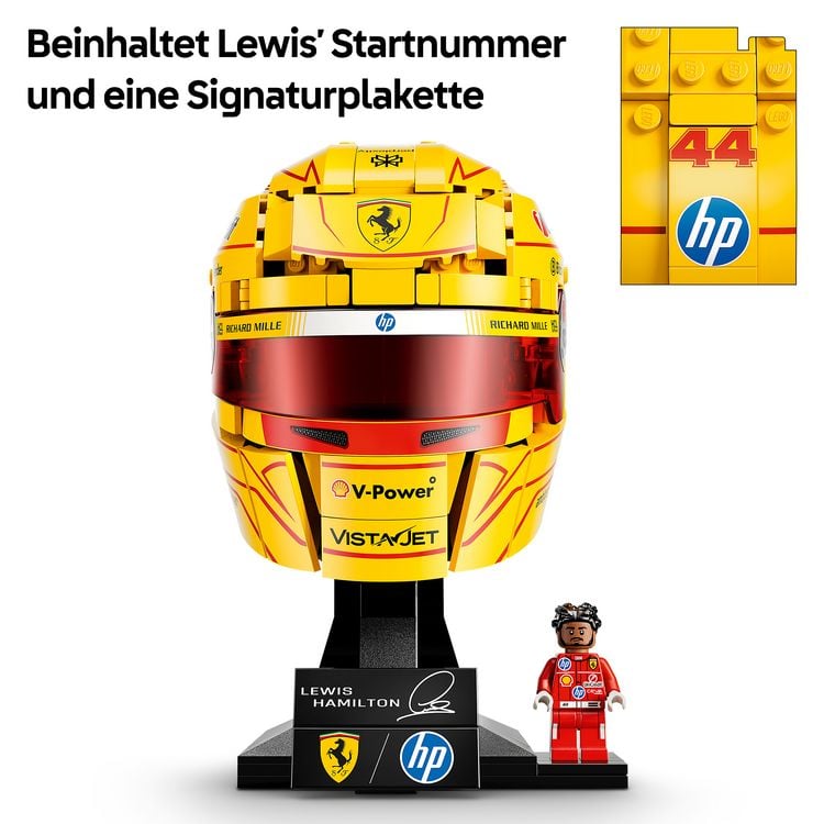 Produktbild: LEGO Editions 43022 Scuderia Ferrari HP Lewis Hamilton Helm, Formel 1