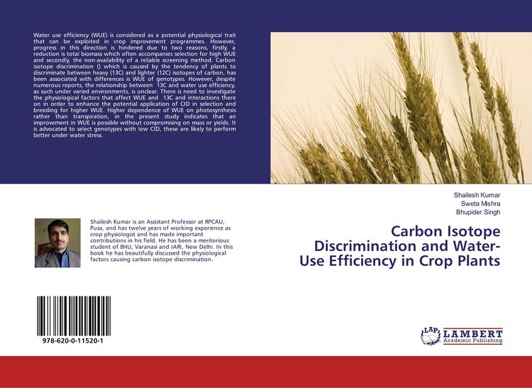 Produktbild: Carbon Isotope Discrimination and Water-Use Efficiency in Crop Plants