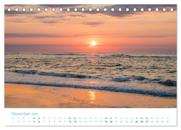 Produktbild: Mehr Nordsee (Tischkalender 2026 DIN A5 quer), CALVENDO Monatskalender