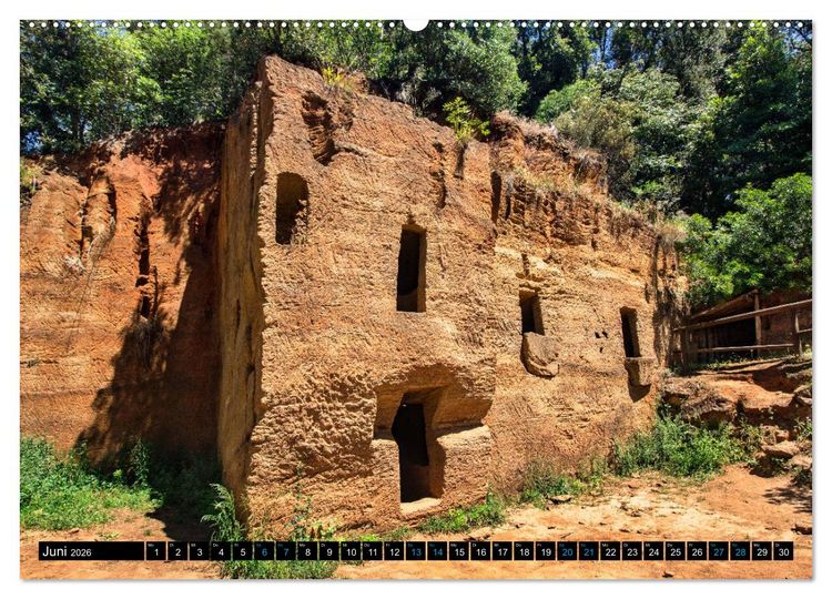 Produktbild: Die Etrusker &ndash; Hochkultur im antiken Italien (Wandkalender 2026 DIN A2 quer), CALVENDO Monatskalender