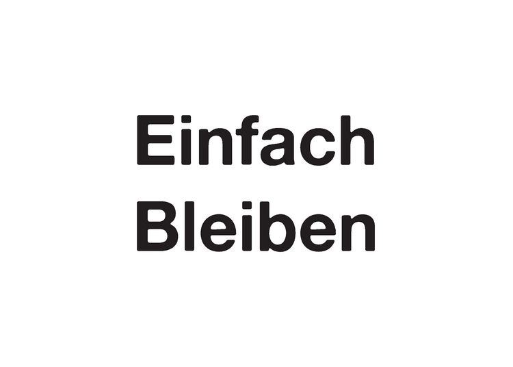 Produktbild: Einfach Bleiben