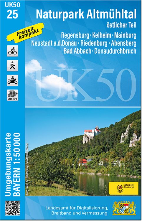 Produktbild: UK50-25 Naturpark Altm&uuml;hltal, &ouml;stlicher Teil
