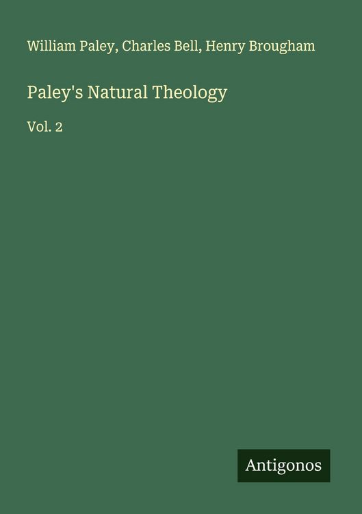 Produktbild: Paley's Natural Theology