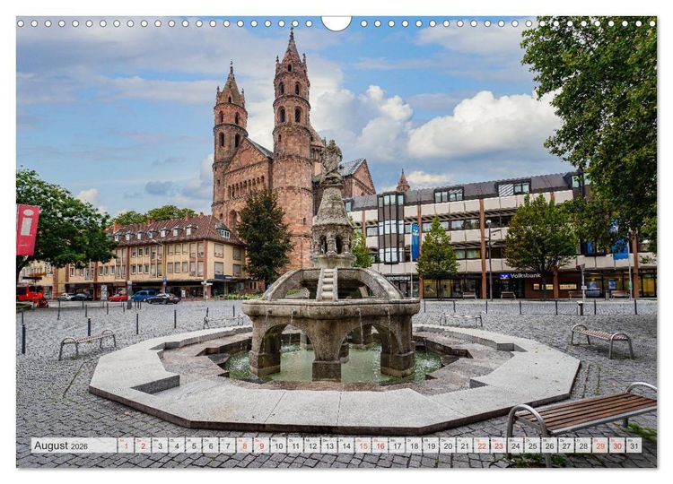 Produktbild: Worms Impressionen (Wandkalender 2026 DIN A3 quer), CALVENDO Monatskalender