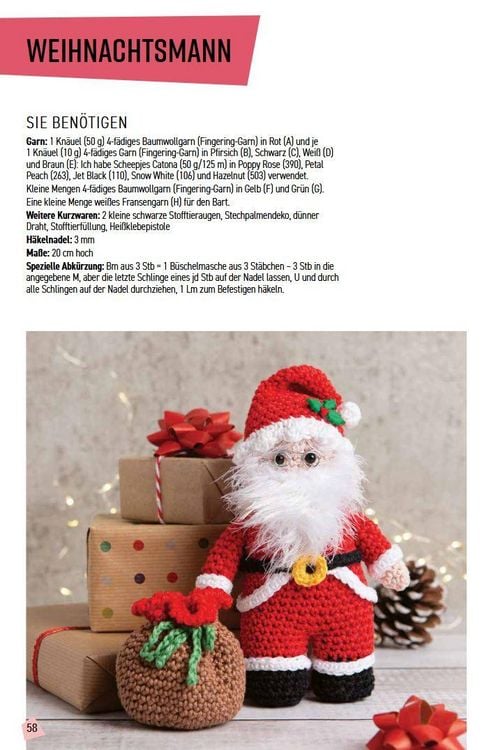 Produktbild: Niedliche H&auml;kel-Ideen f&uuml;r Weihnachten