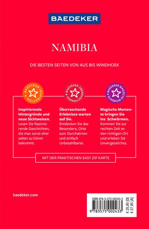 Produktbild: Baedeker Reisef&uuml;hrer Namibia