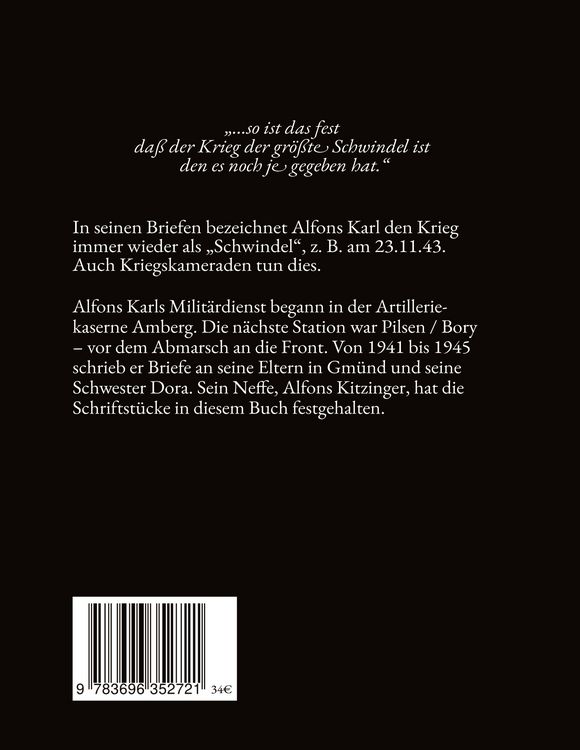 Produktbild: Der Krieg, dieser Schwindel