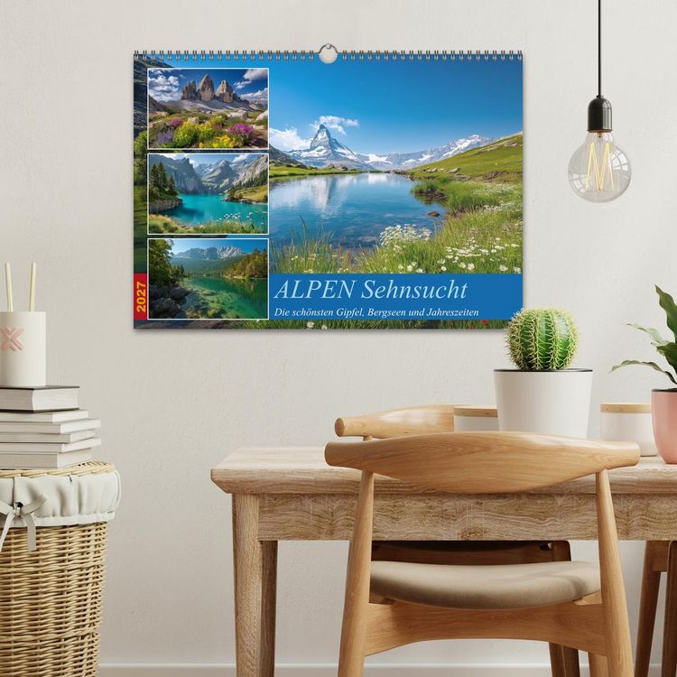 Produktbild: ALPEN Sehnsucht (Wandkalender 2027 DIN A3 quer), CALVENDO Monatskalender